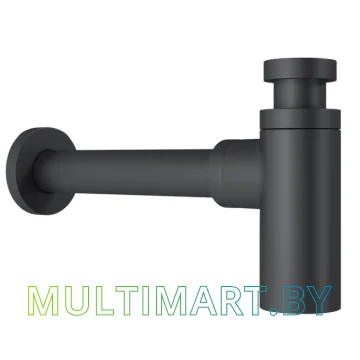 Умывальник Lauter 21502 (клапан 21190B + сифон 21635B, черный матовый) картинка 9